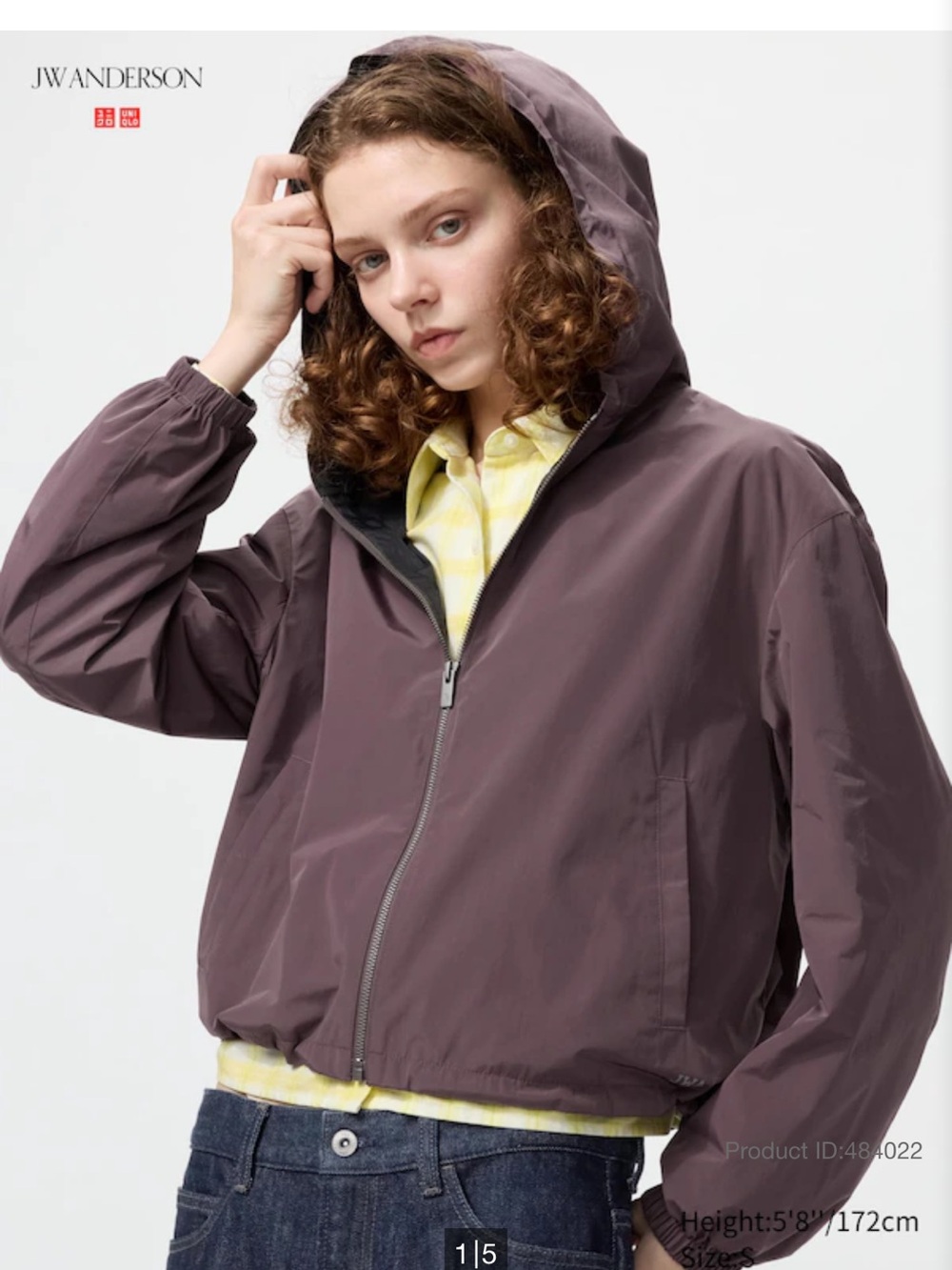 Uniqlo windproof short parka